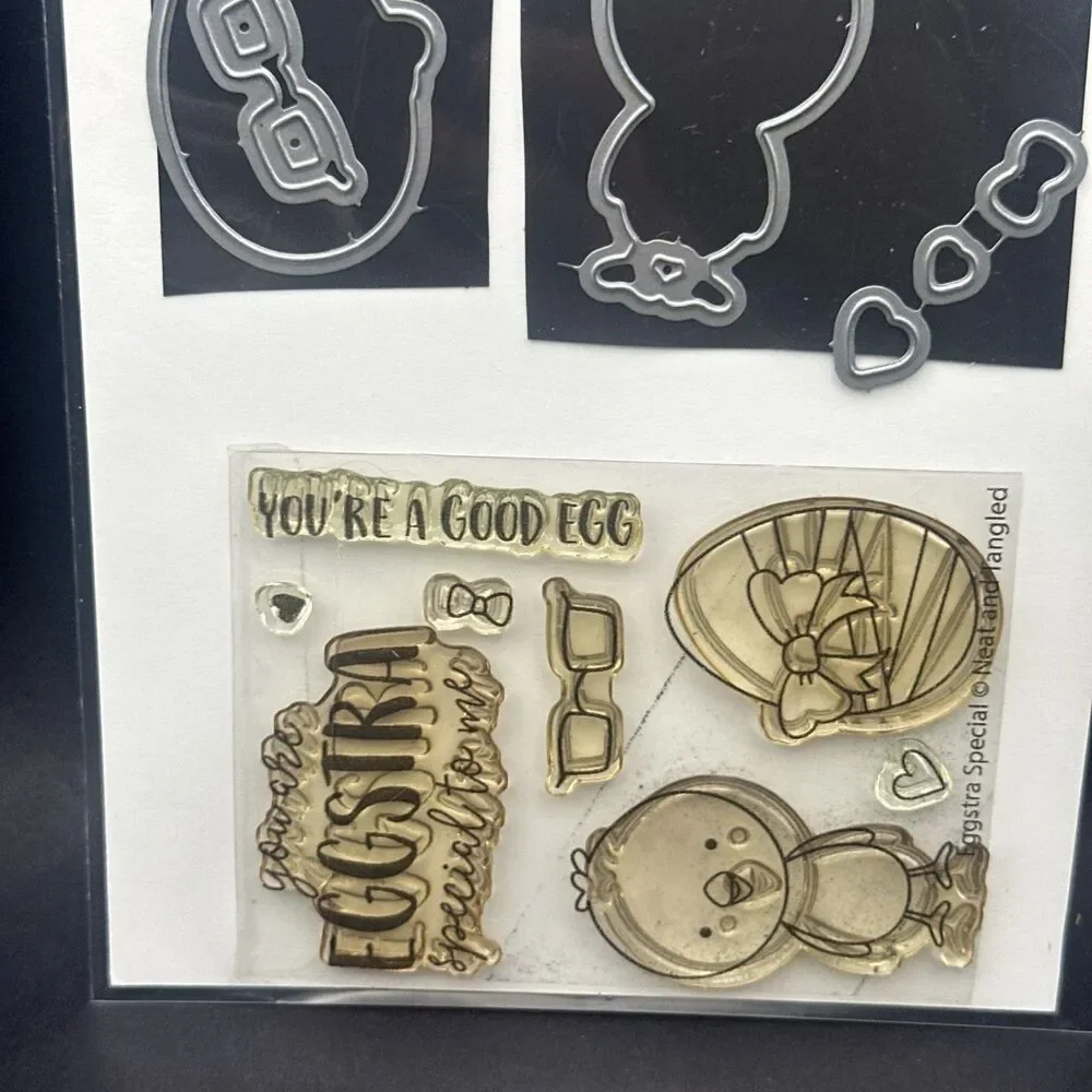 Neat and Tangled Photopolymer Clear Stamps Eggstra Special Set and Dies Easter